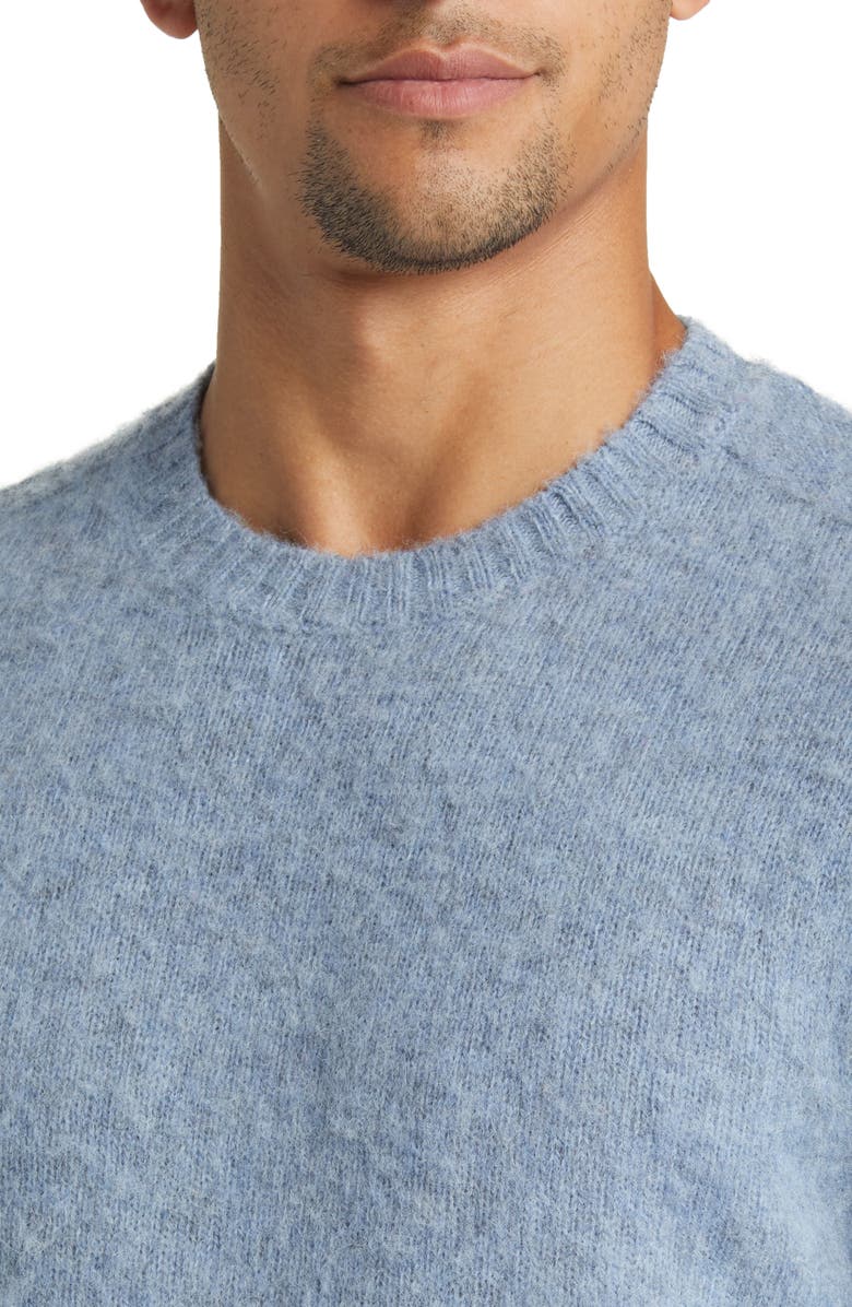 Brooks Brothers Shetland Crewneck Wool Sweater, Alternate, color,