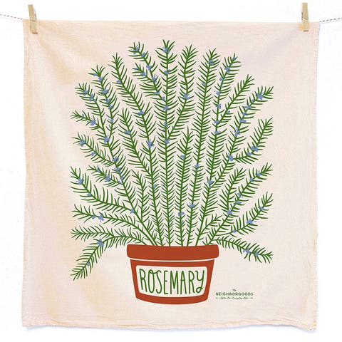 Rosemary Dish Towel + Sponge Cloth Gift Set