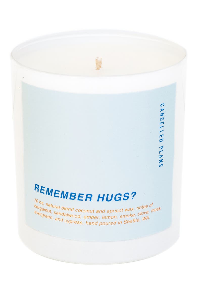 Remember Hugs? Candle, Alternate, color, LIGHT BLUE