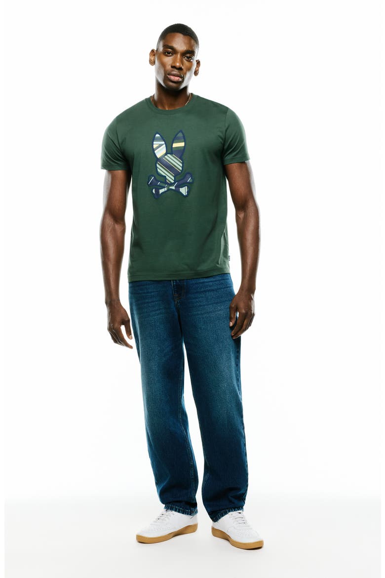 Drew Pima Cotton Graphic T-Shirt, Alternate, color, PINE NEEDLE