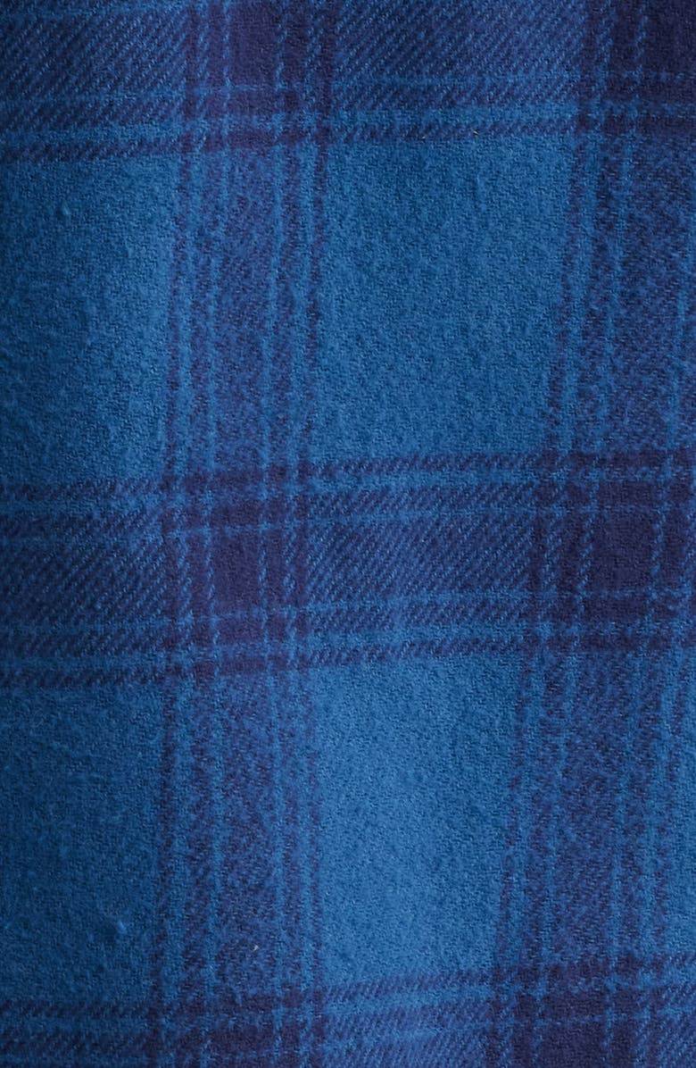 Corridor Appalachian Plaid Cotton Flannel Button-Up Shirt, Alternate, color, Navy