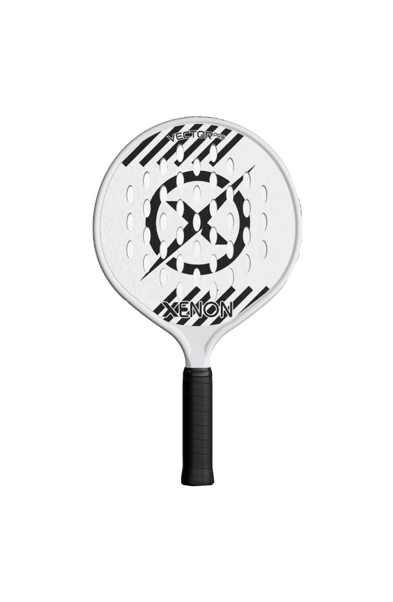 Xenon Vector Pro Spin Max V2 Platform Tennis Paddle, Main, color, White