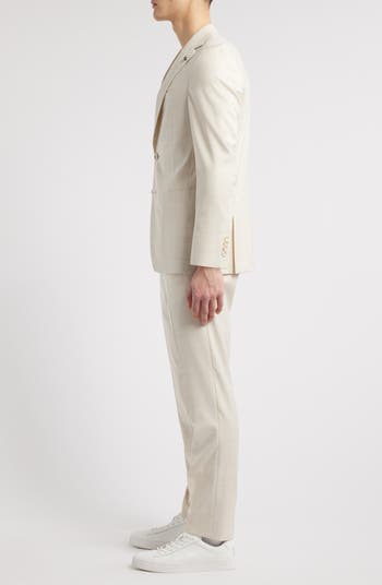 Morton Solid Unconstructed Wool Blend Suit
