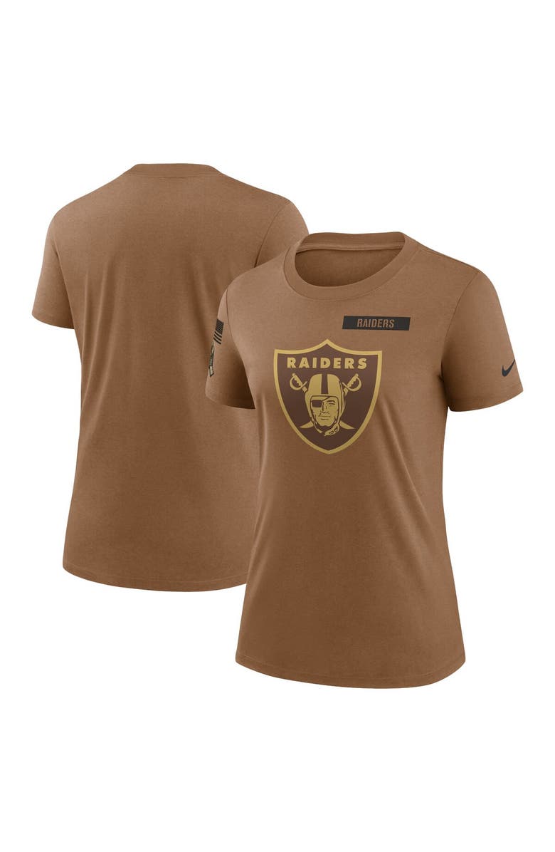 Nike Women's Nike  Brown Las Vegas Raiders 2023 Salute to Service Legend Performance T-Shirt, Main, color, 