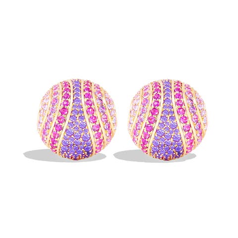 Revel Large Bead Huggie