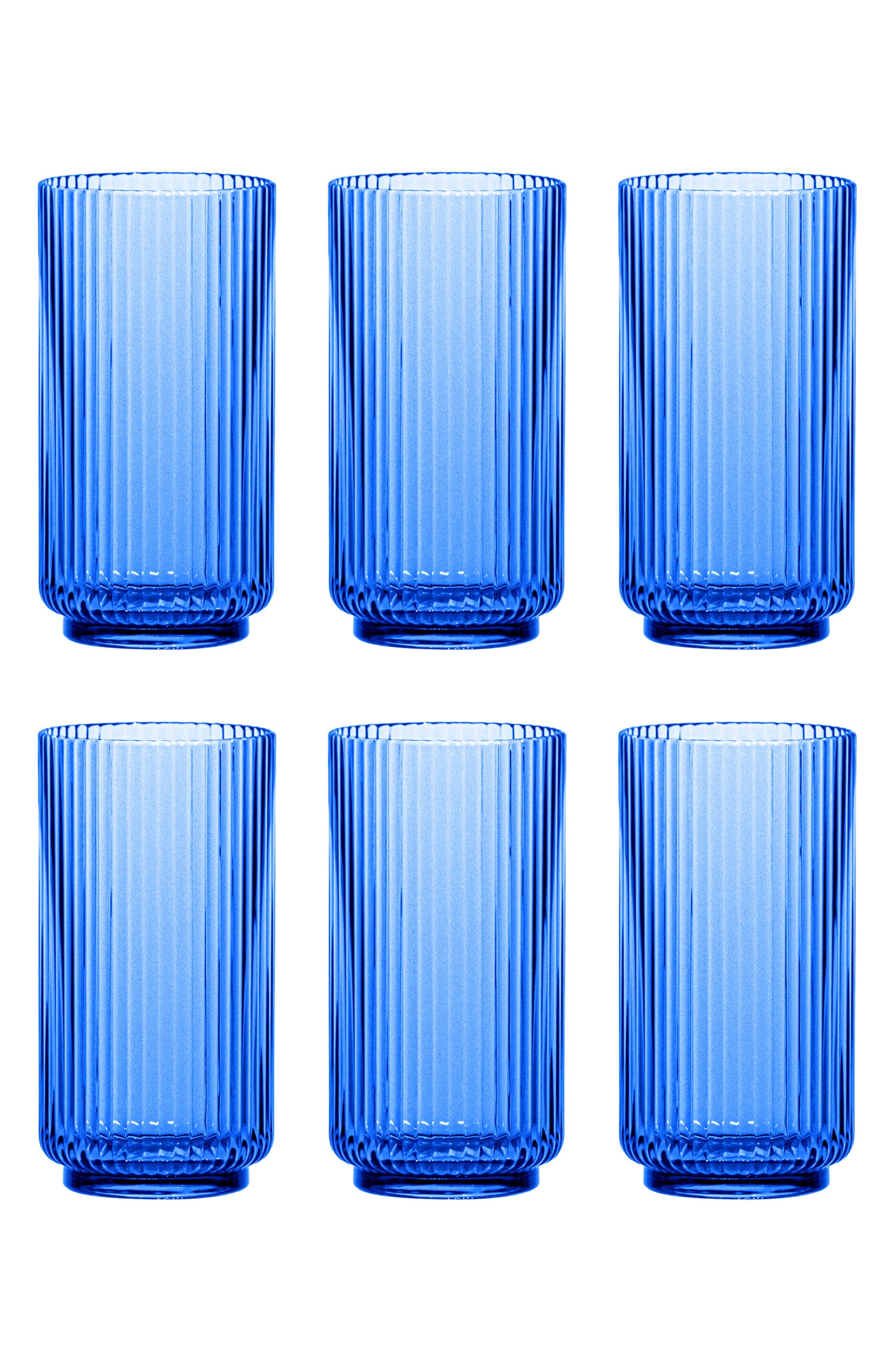 TarHong Set of 6 Shatterproof Mesa Jumbo Drinking Glasses