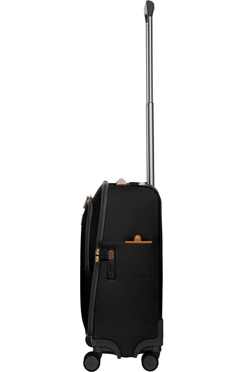 Bric's Firenze 21" Carry-On Compound Spinner, Alternate, color, Black