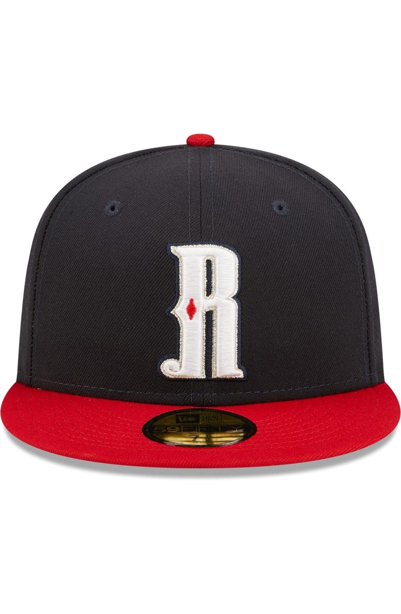 New Era Men's New Era Navy Reno Aces Authentic Collection Team 59FIFTY Fitted Hat, Alternate, color, Navy