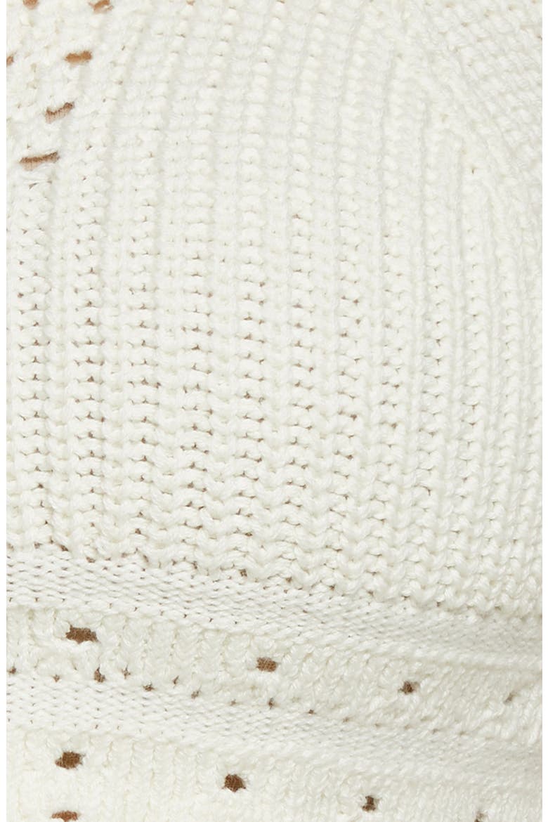 Shaker Stitch Sweater Halter Top, Alternate, color, IVORY