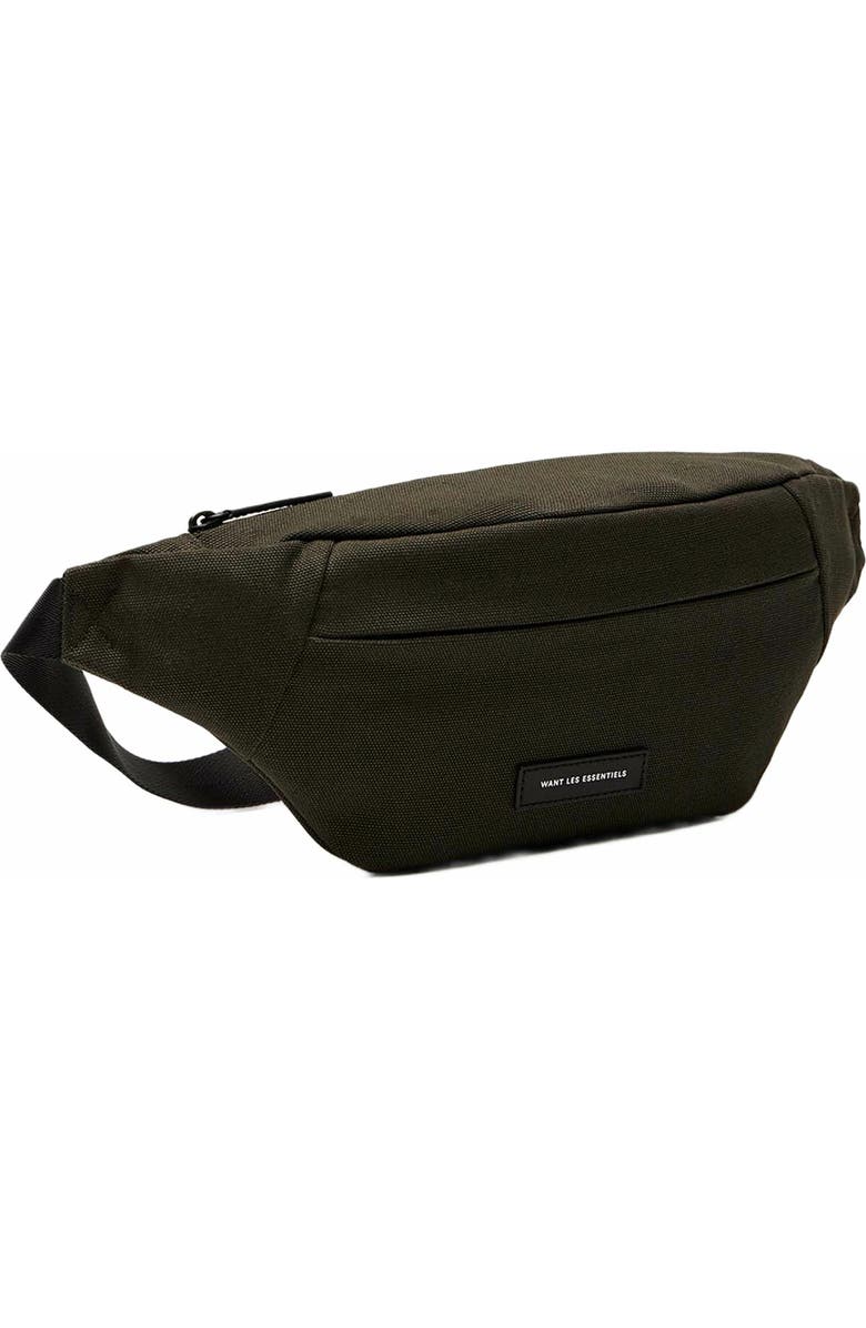 Want Les Essentiels Atlin Organic Cotton Canvas Belt Bag, Alternate, color, Green