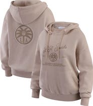 WEAR by Erin Andrews Women's WEAR by Erin Andrews Tan Los Angeles Sparks Washed Pullover Crewdie