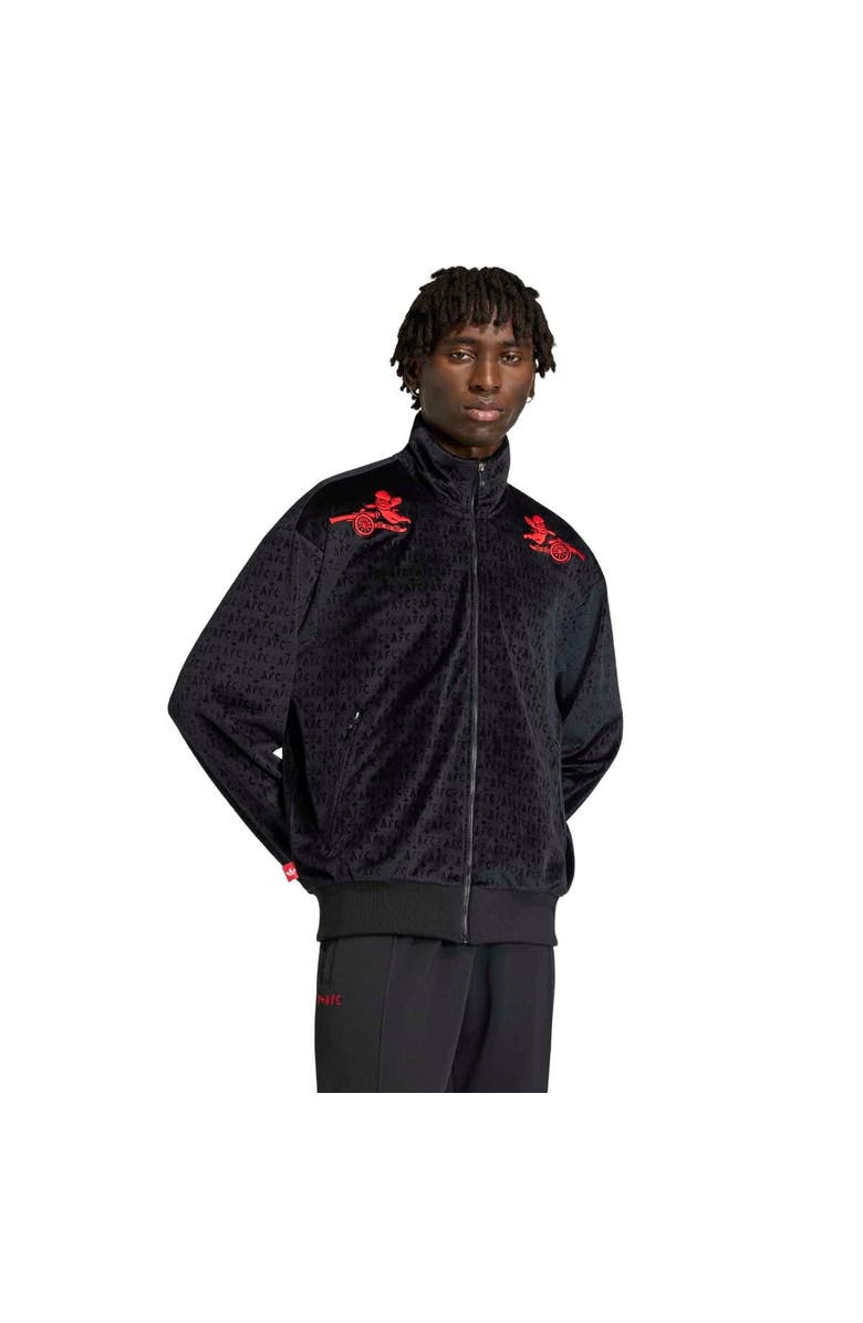 adidas Men's adidas  Black Arsenal x Places+Faces Full-Zip Track Top, Main, color, Black