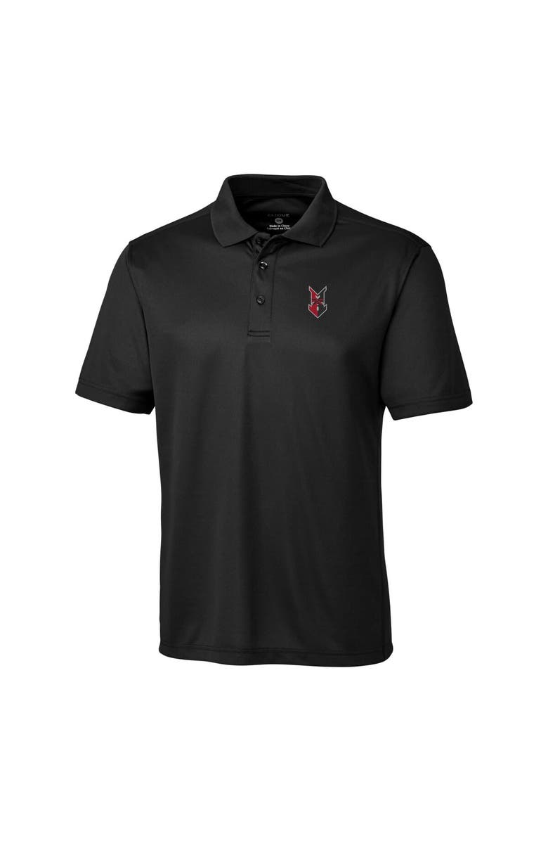 Cutter & Buck Men's Cutter & Buck  Black Indianapolis Indians  Clique Ice Pique Tech Polo, Alternate, color, 