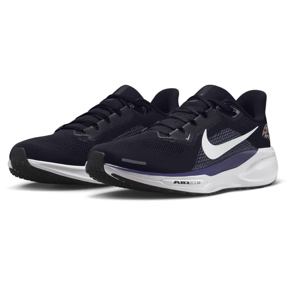 Nike Unisex Nike  Black Baltimore Ravens Air Zoom Pegasus 41 Sneakers, Alternate, color, 