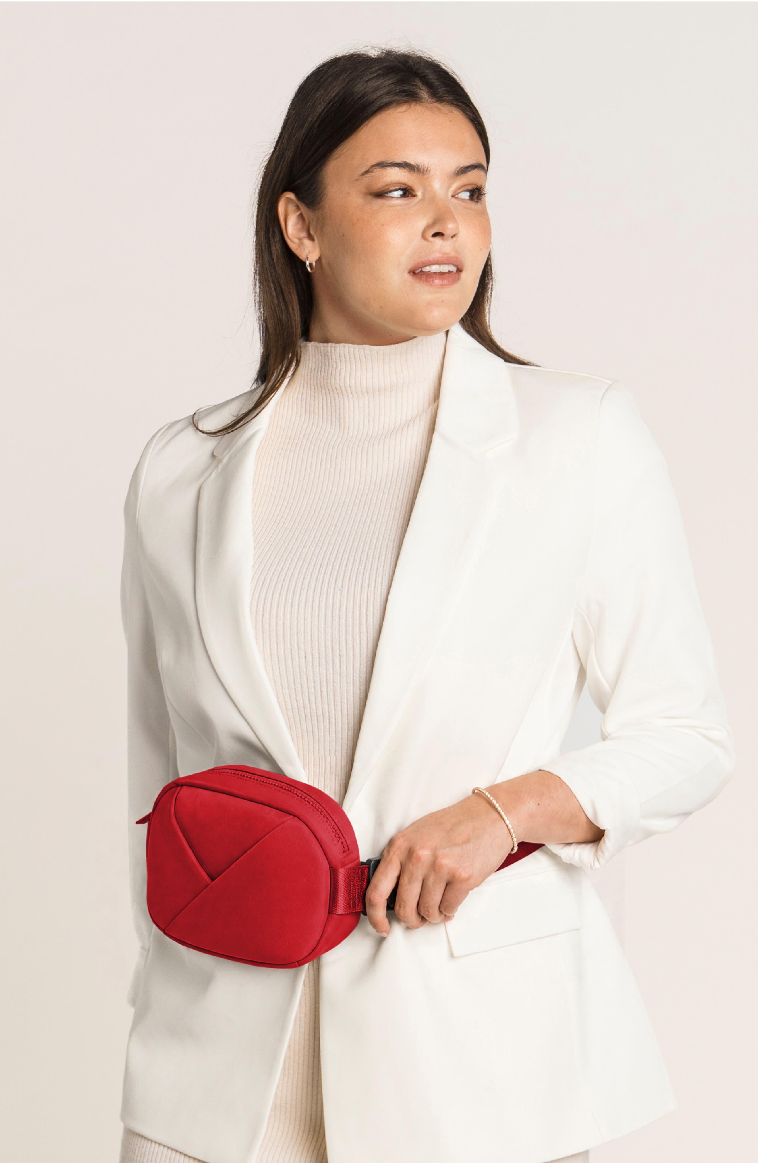 Origami Sling Bag and Belt Bag For Women, Alternate, color, Cardinal Red