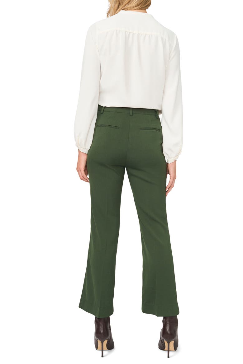 Tailored High Waist Ankle Flare Leg Pants, Alternate, color, MIDNIGHT SAGE