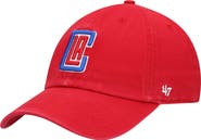 '47 Men's '47 Red LA Clippers Team Clean Up Adjustable Hat