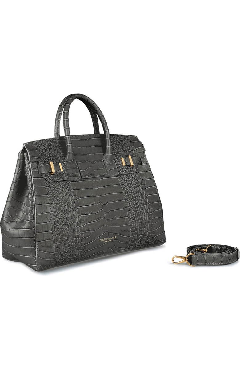 Teddy Blake Gigi Croco 13", Alternate, color, Dark Grey