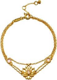 Satya Jewelry Transformed by Love Lotus Bracelet