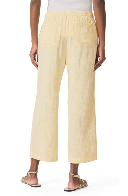 Splendid Adele Cotton Gauze Drawstring Pants In Limoncello