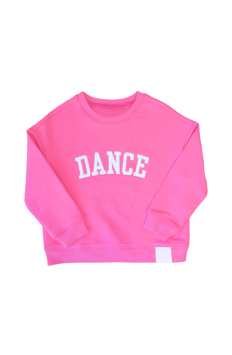 Bits & Bows Dance Sweatshirt, Main, color, Pink