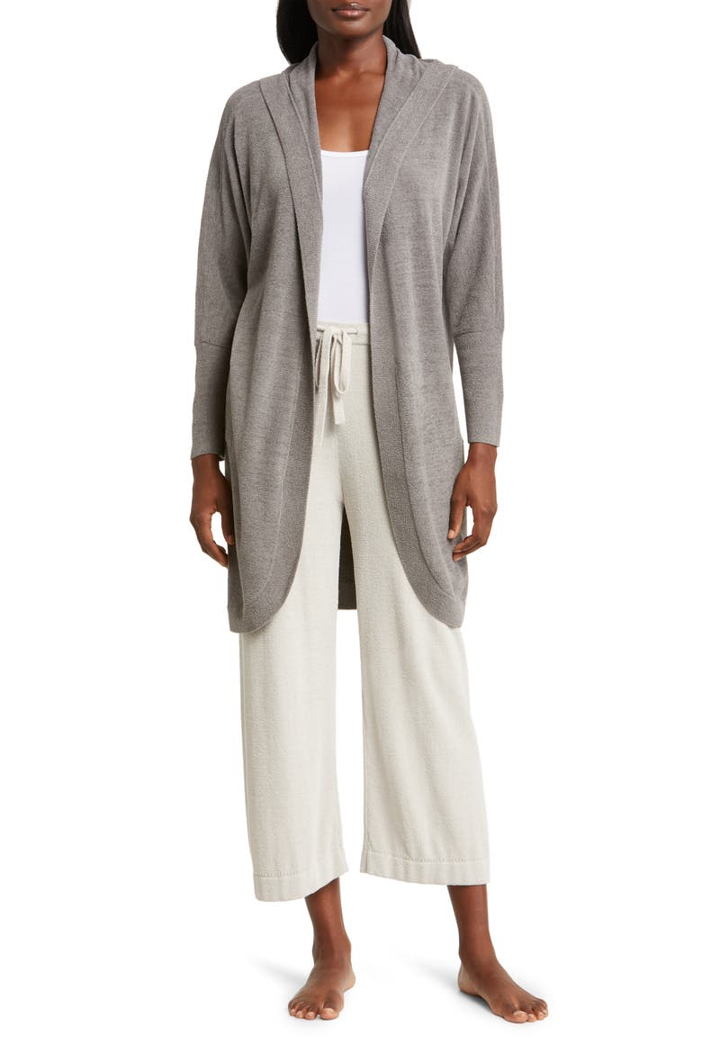 CozyChic™ Lite® Hooded Cocoon Cardigan, Main, color, GRAPHITE