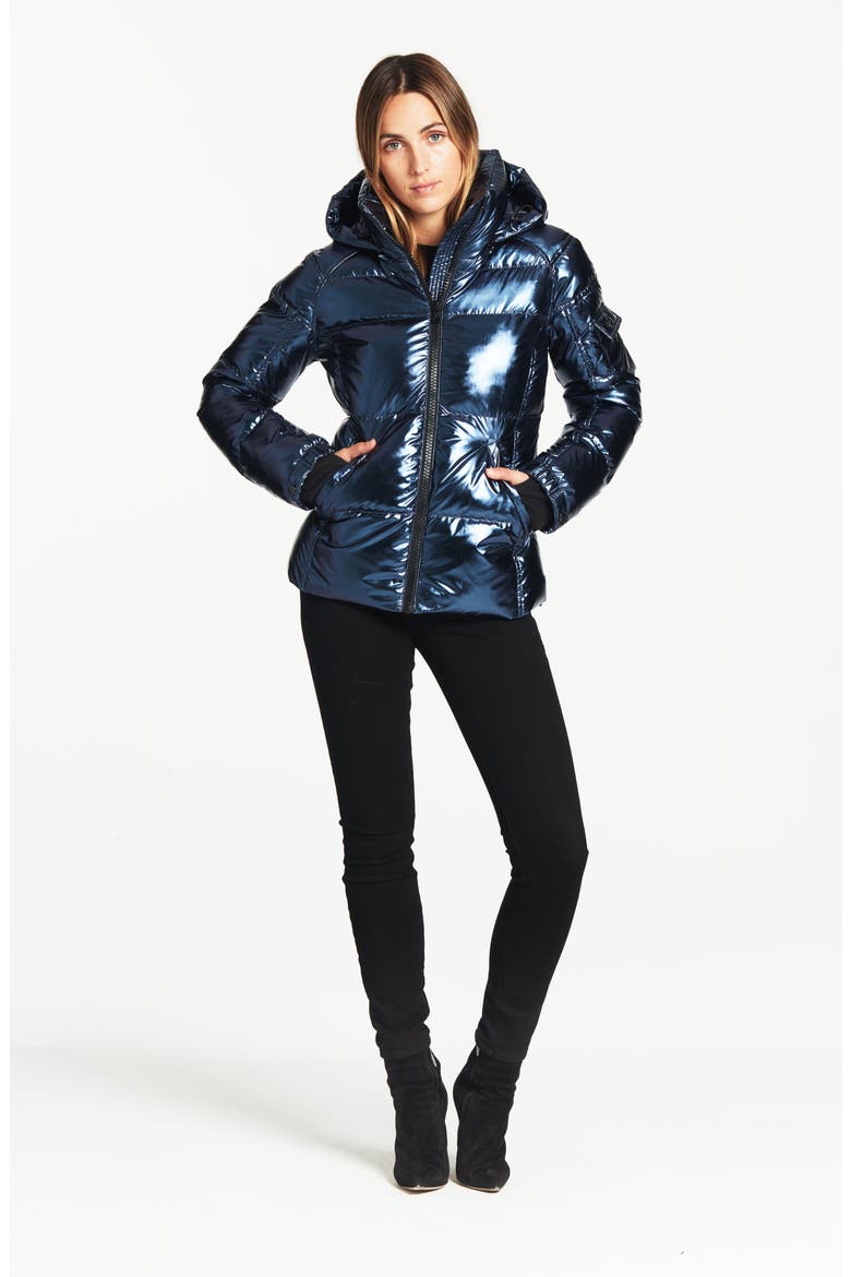 Kylie Puffer Jacket, Alternate, color, SPACE