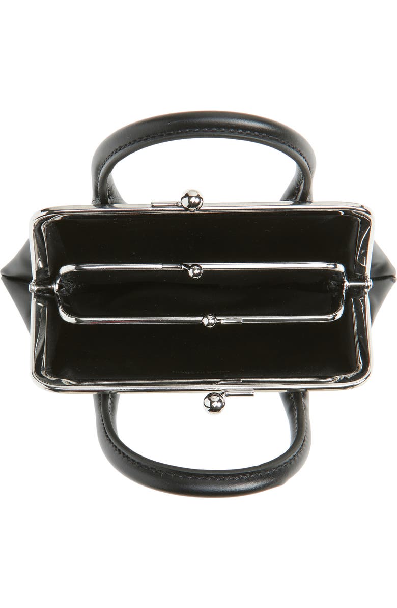 Comme des Garçons Medium Frame Top Handle Bag, Alternate, color, Black
