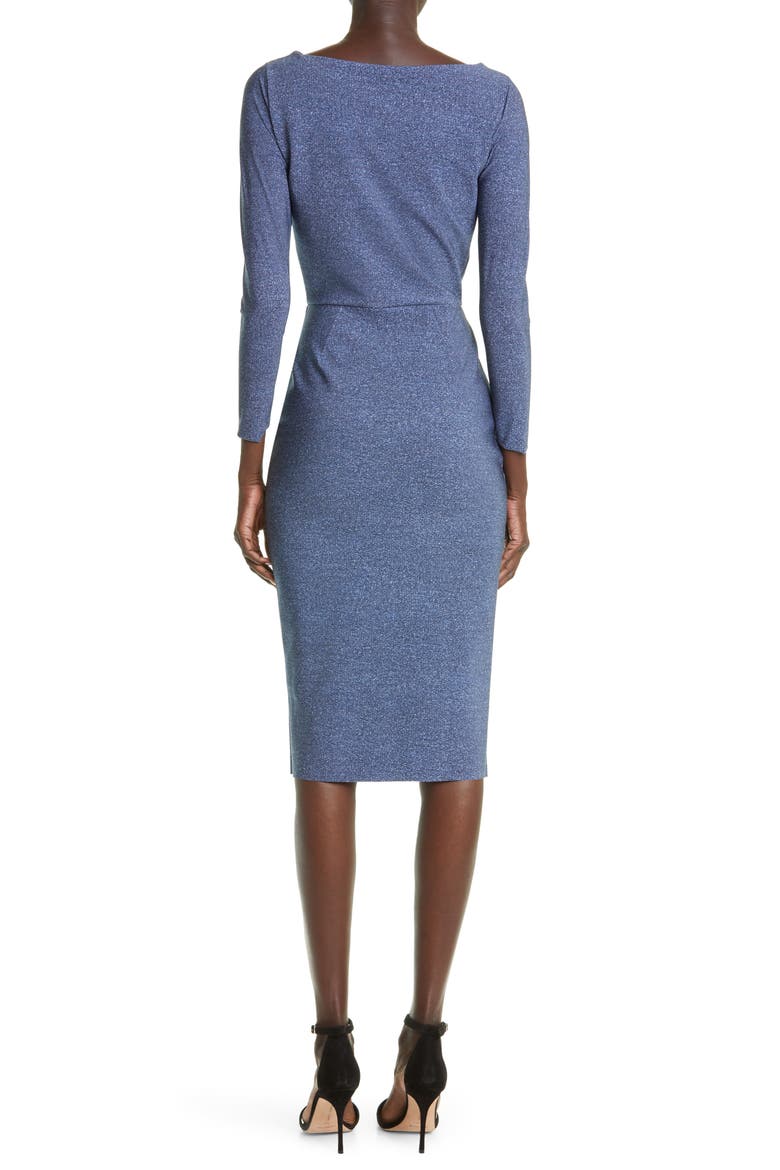 Bambolah Long Sleeve Midi Dress (Nordstrom Exclusive), Alternate, color, MORAY ARTIC BLUE