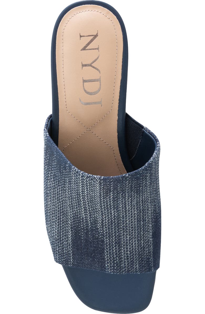 NYDJ Claudine Wedge Slide Sandal, Alternate, color, Dark Blue