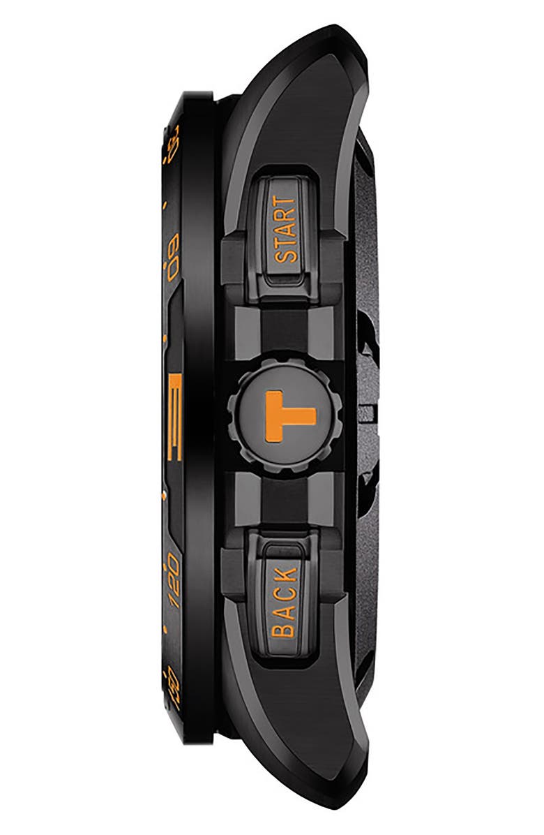 Tissot T-Touch Connect Solar Smart Silicone Strap Watch, 47.5mm, Alternate, color,