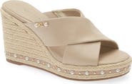 KARL LAGERFELD PARIS Cellyn Wedge Espadrille Sandal