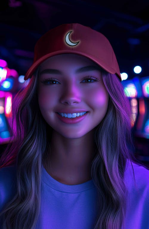 Dalix Moon Cap In Maroon