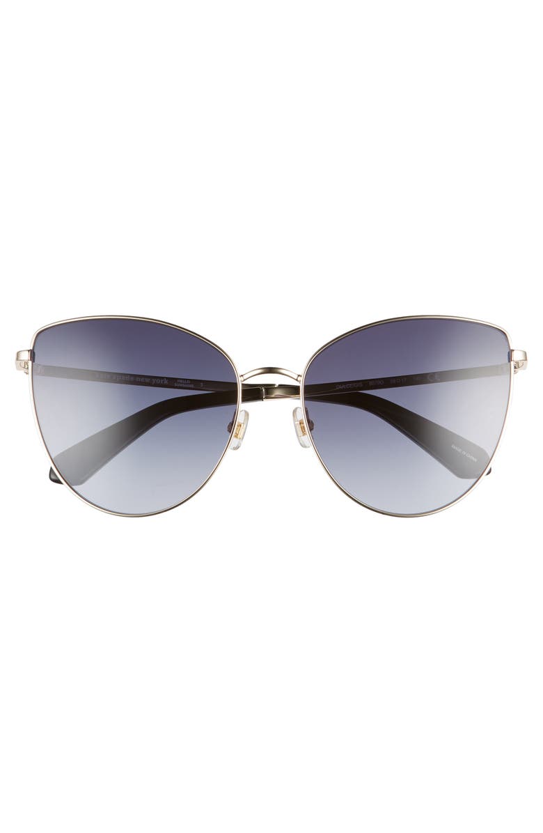 Kate Spade New York dulce 59mm cat eye sunglasses, Alternate, color, 