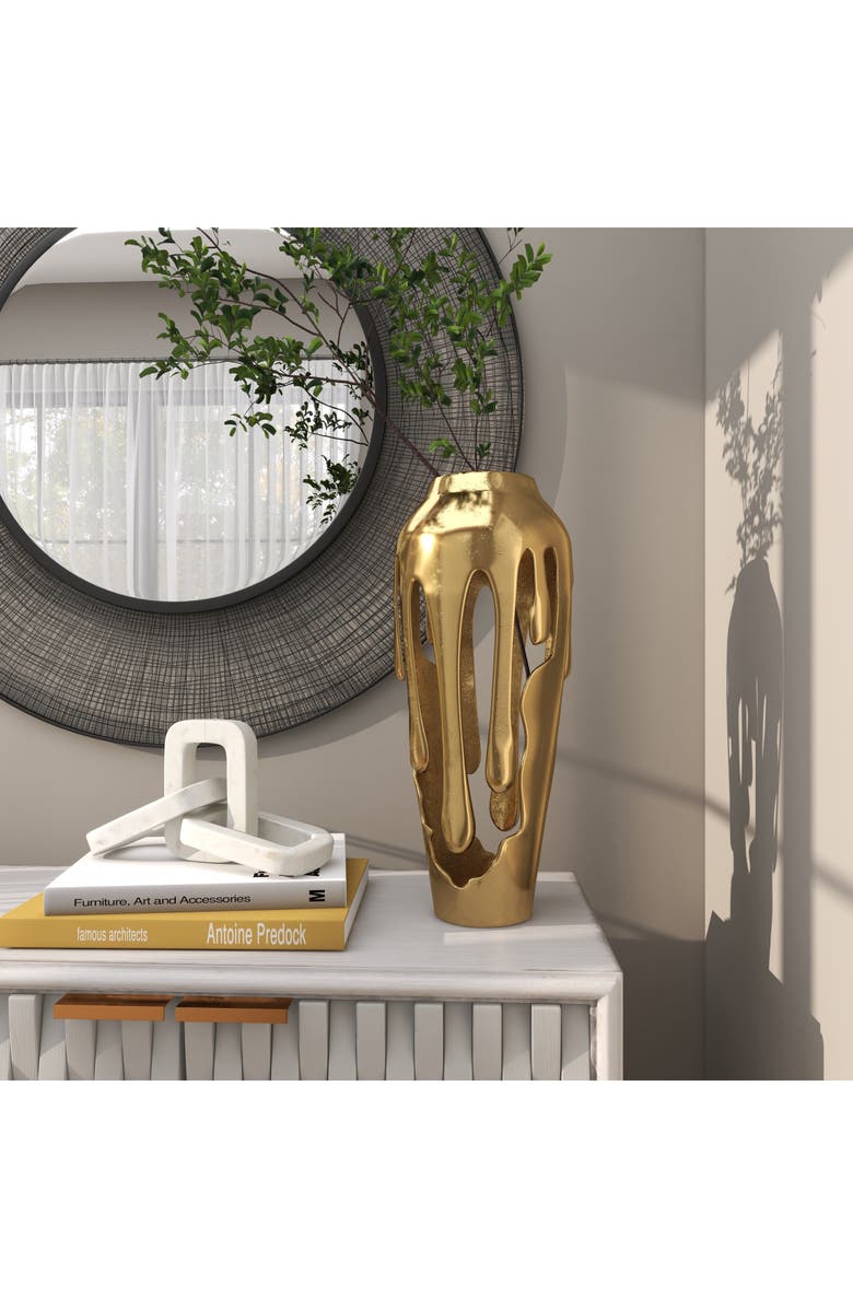 VIVIAN LUNE HOME Aluminum Drip Vase, Alternate, color, 