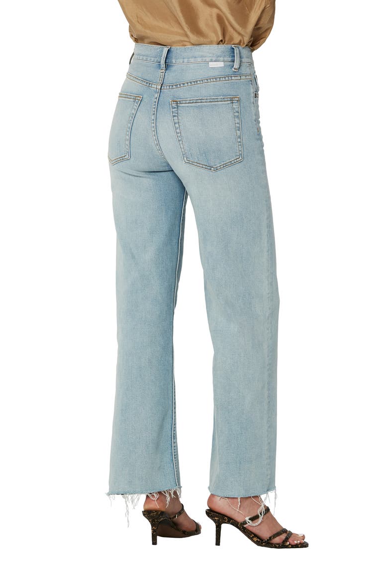 The Mikey High Waist Ankle Straight Leg Jeans, Alternate, color, THE THIRD MAN