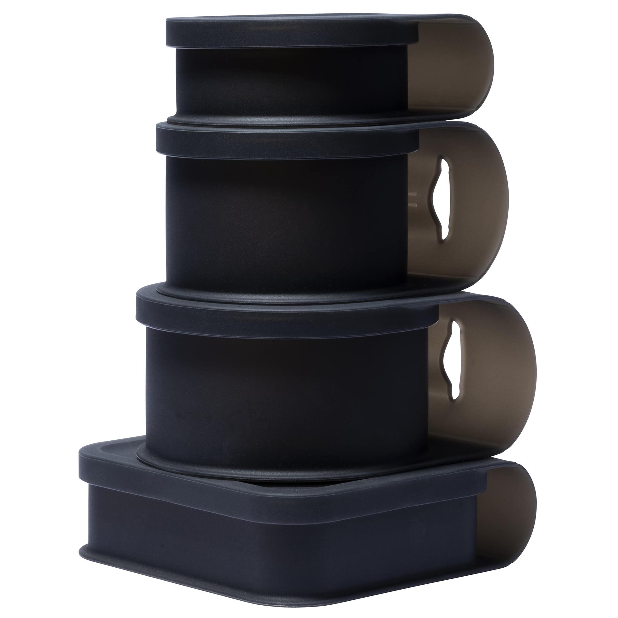 Silipint Silicone Go Go Bowls Set Of 410, 20, 30 Oz in Black 