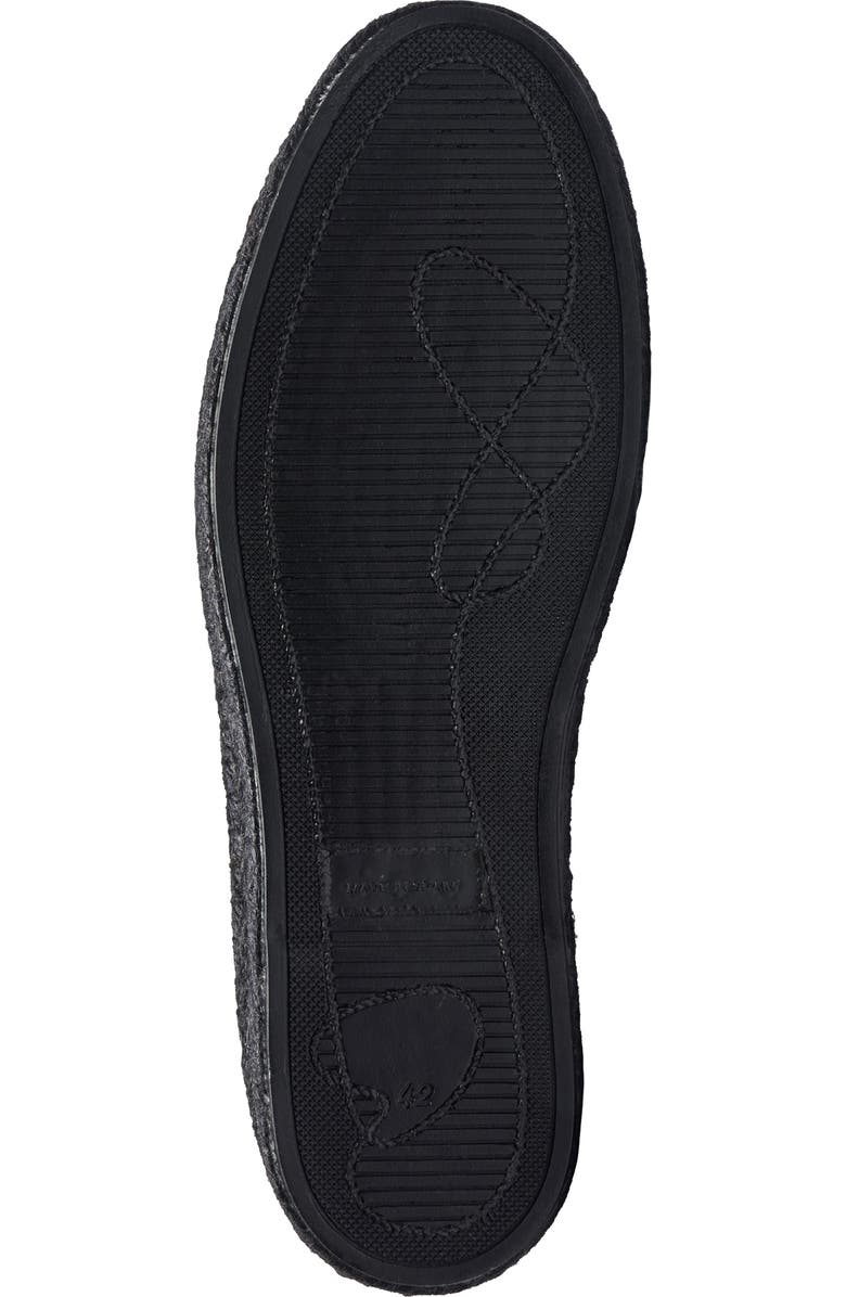 MORJAS The Espadrille, Alternate, color, All Black Suede