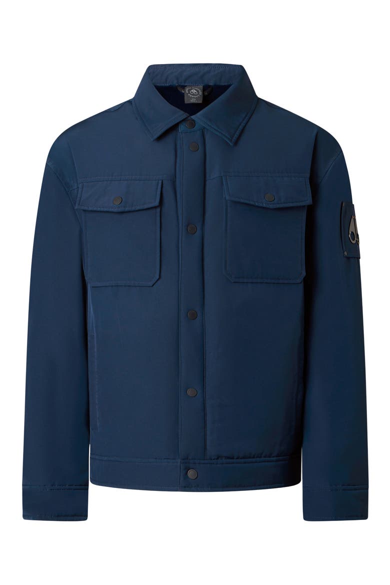 Jacque Bunny Water Resistant Faux Fur Lined Shirt Jacket, Alternate, color, NIGHTFALL