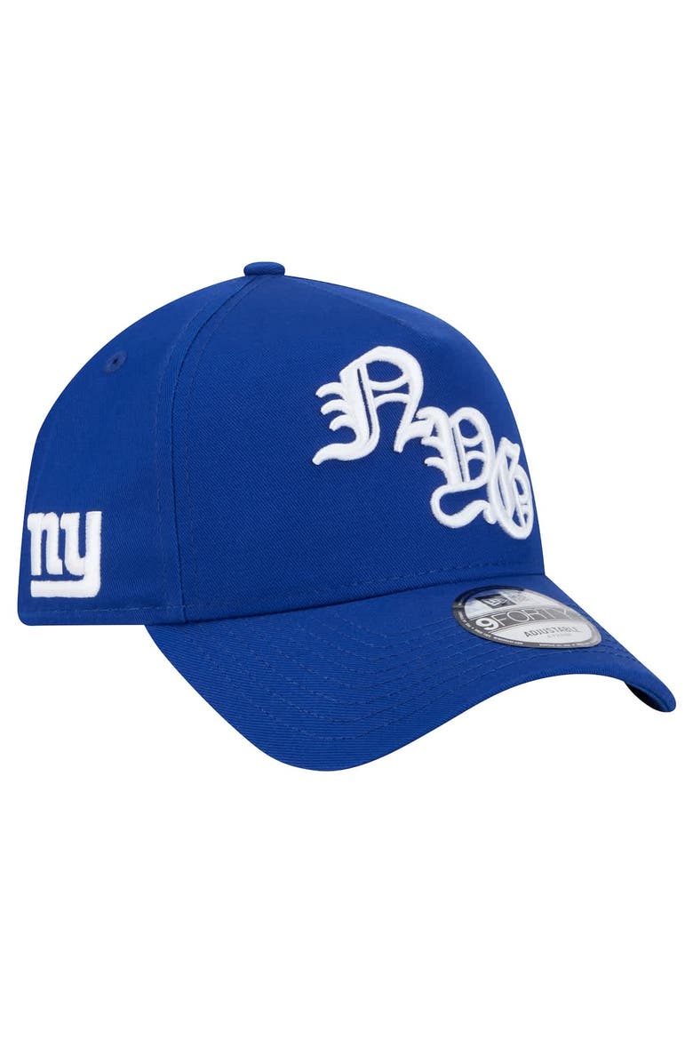 Men's New Era Royal New York Giants Mystic 9FORTY A-Frame Adjustable Hat, Main, color, Royal