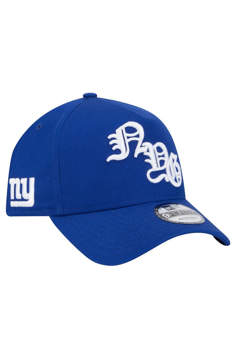 New Era Men's New Era Royal New York Giants Mystic 9FORTY A-Frame Adjustable Hat, Main, color, Royal