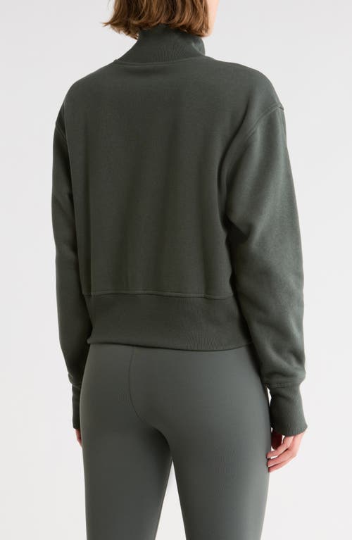 Z By Zella Feather Fleece Sweatshirt In Green