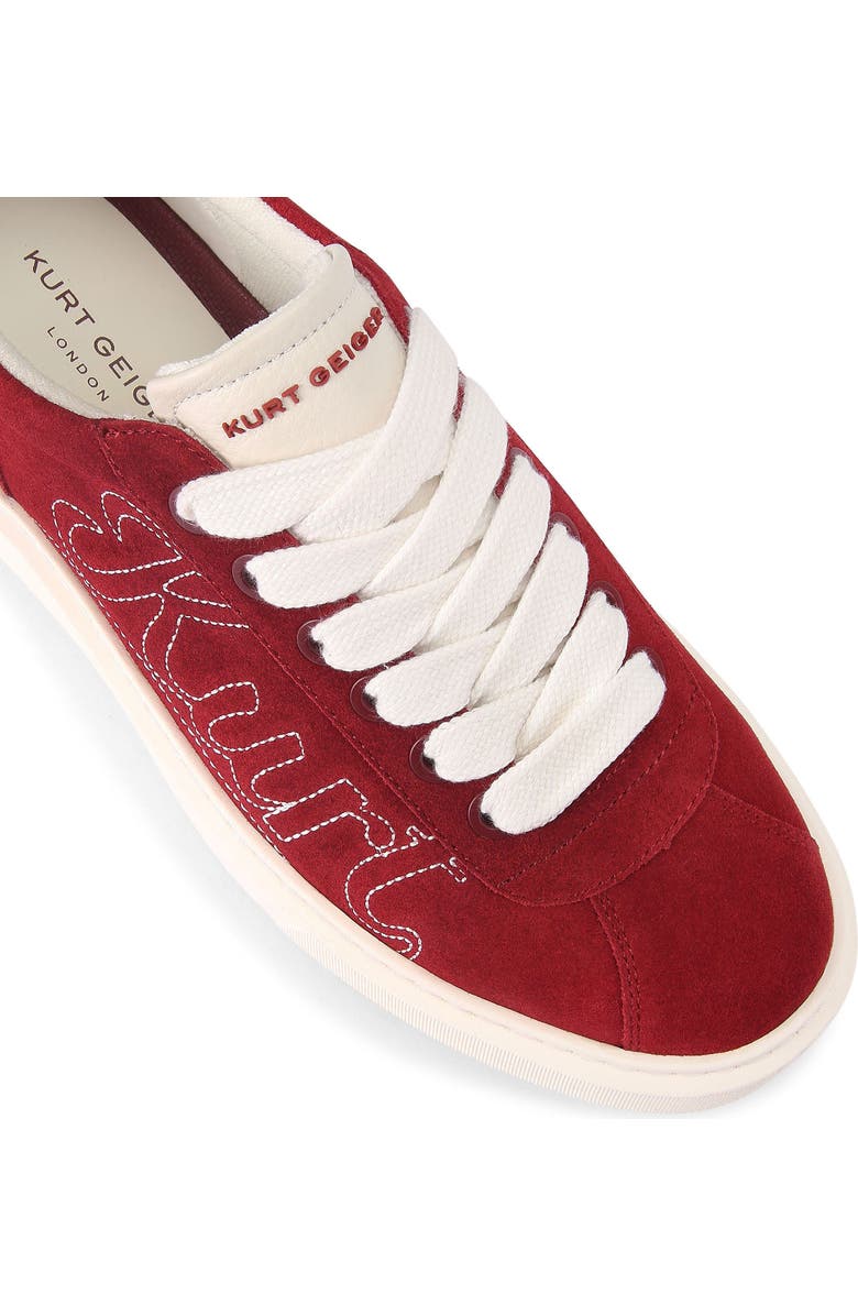 Kurt Geiger London Albion Retro Low Top Sneaker, Alternate, color, Red