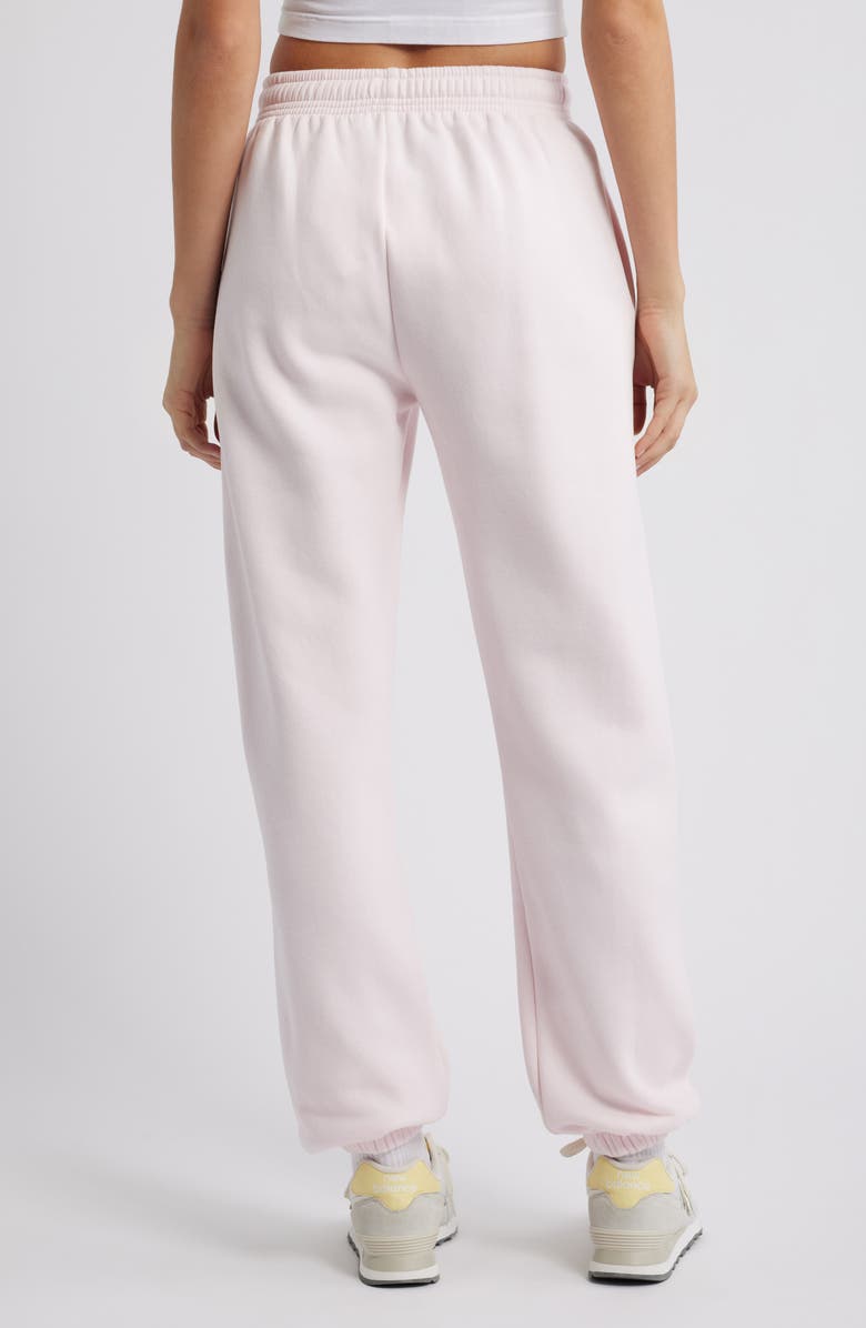 Princess Polly Puffy Logo Sweatpants, Alternate, color, Pink