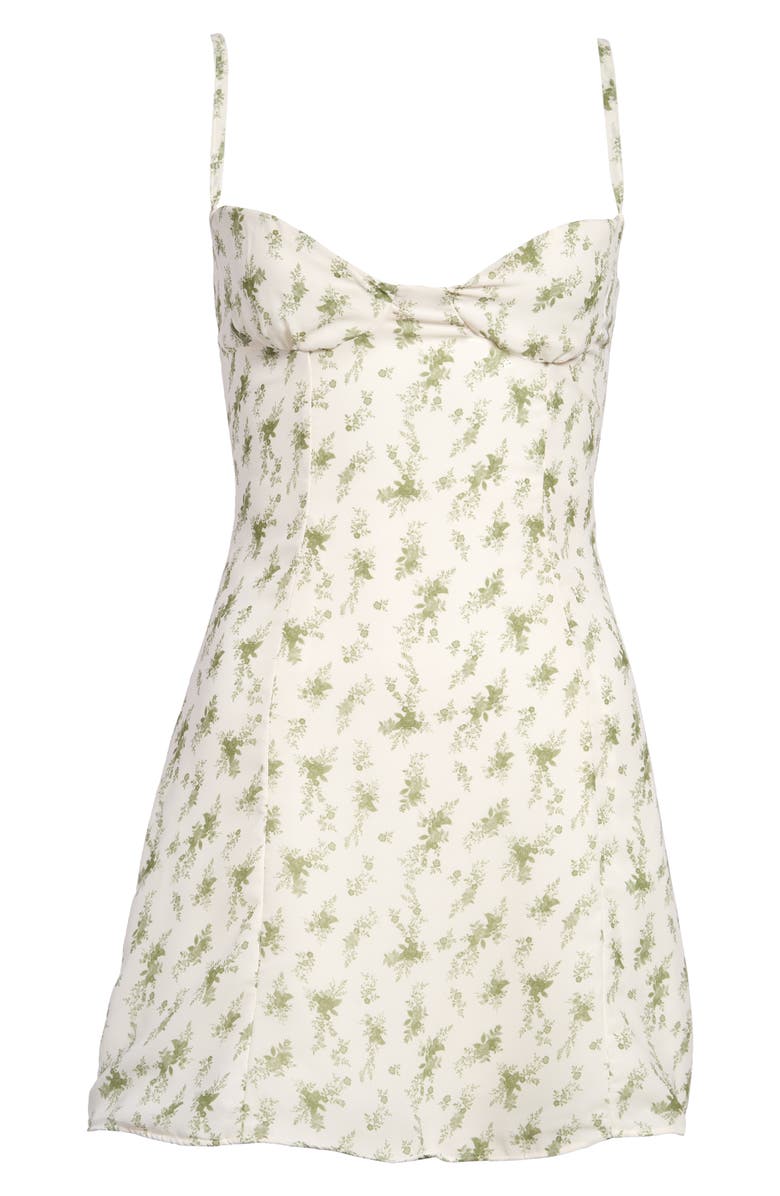 HOUSE OF CB Christiana Floral Minidress, Alternate, color, Garden Print