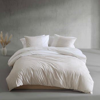 Ikat Pinstripe Duvet Cover & Shams Set