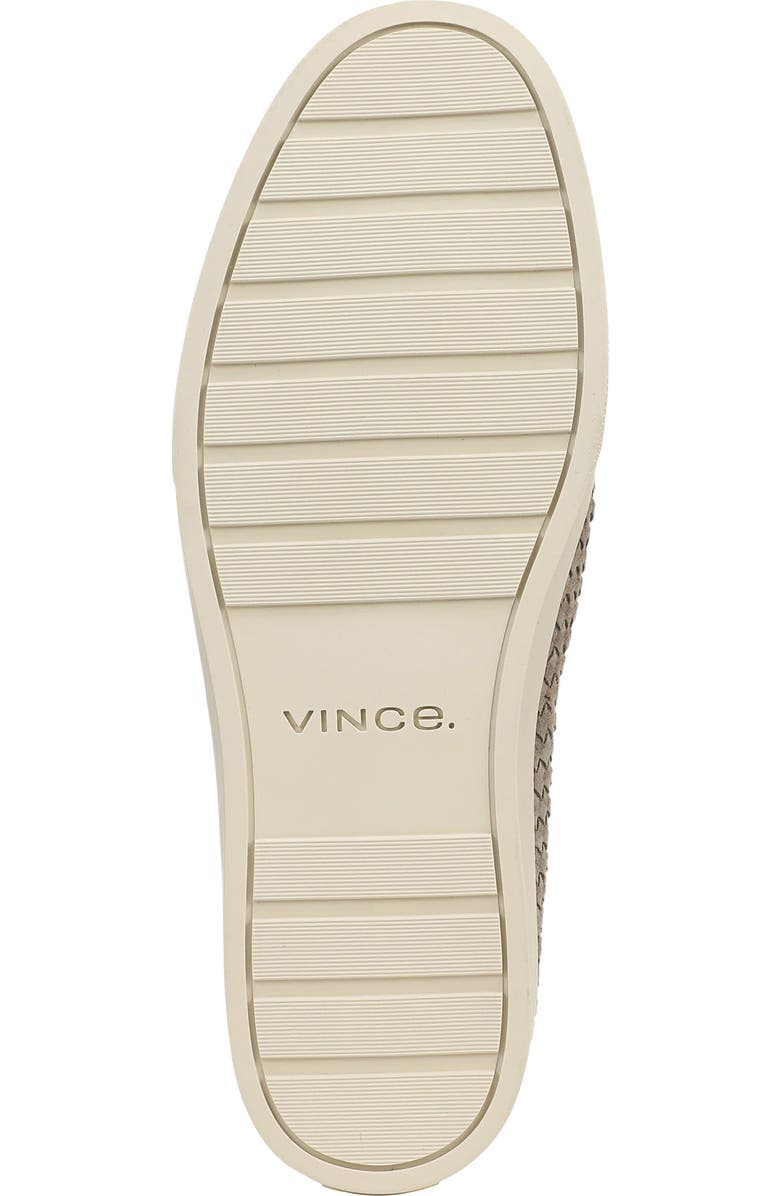 Vince Santino Woven Suede Penny Loafer, Alternate, color, Flint