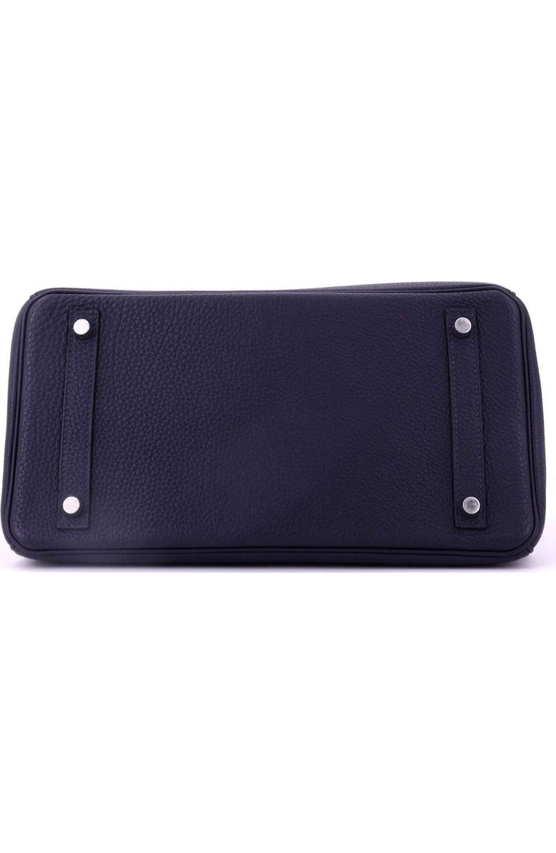 Pre-Owned Hermes Birkin Handbag Verso Togo with Palladium Hardware 30, Alternate, color, Vero - Bleu Nuit/Orange Poppy