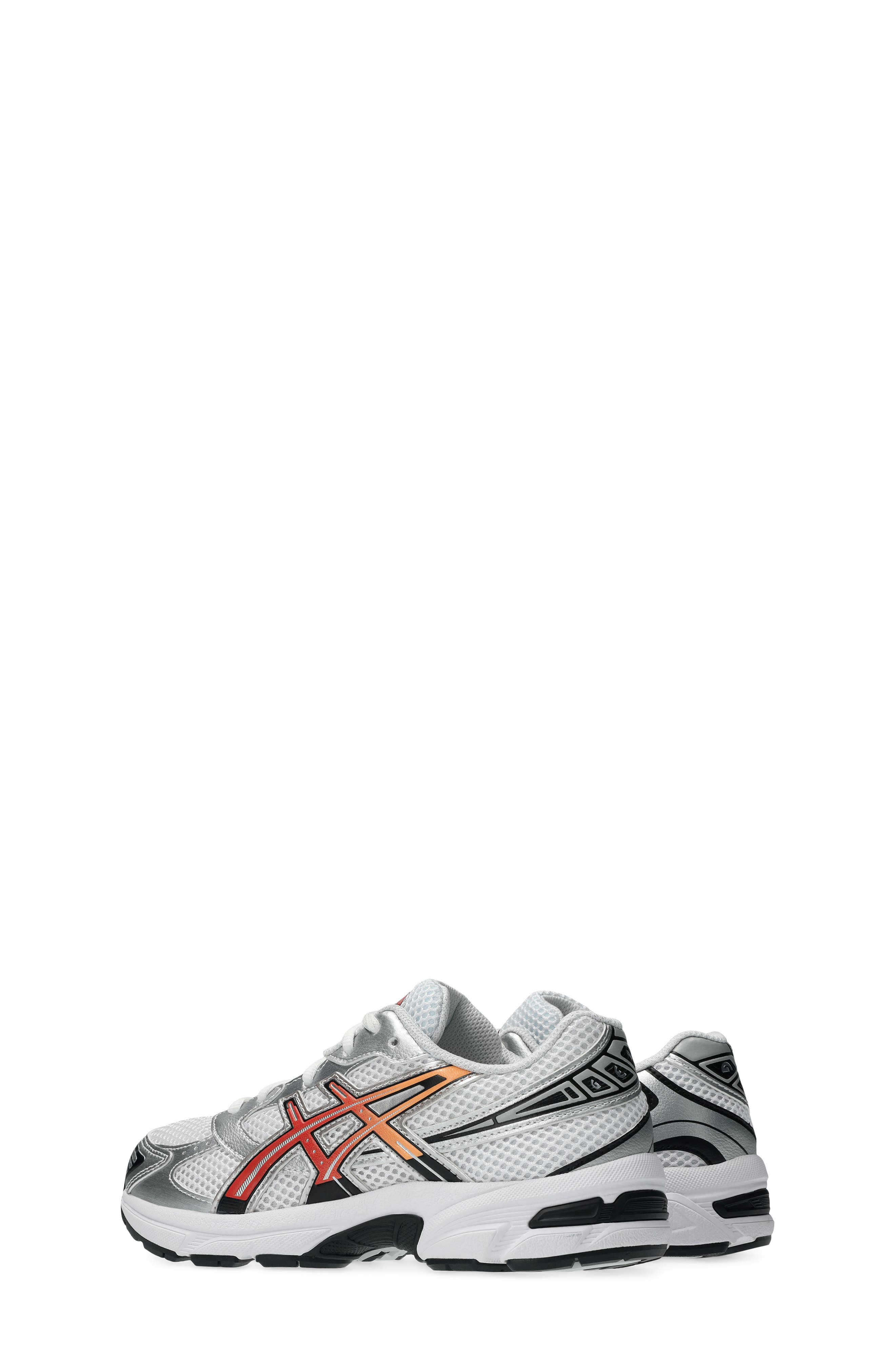 Kids' GEL-1130™ Running Sneaker, Alternate, color, WHITE/ RED SNAPPER