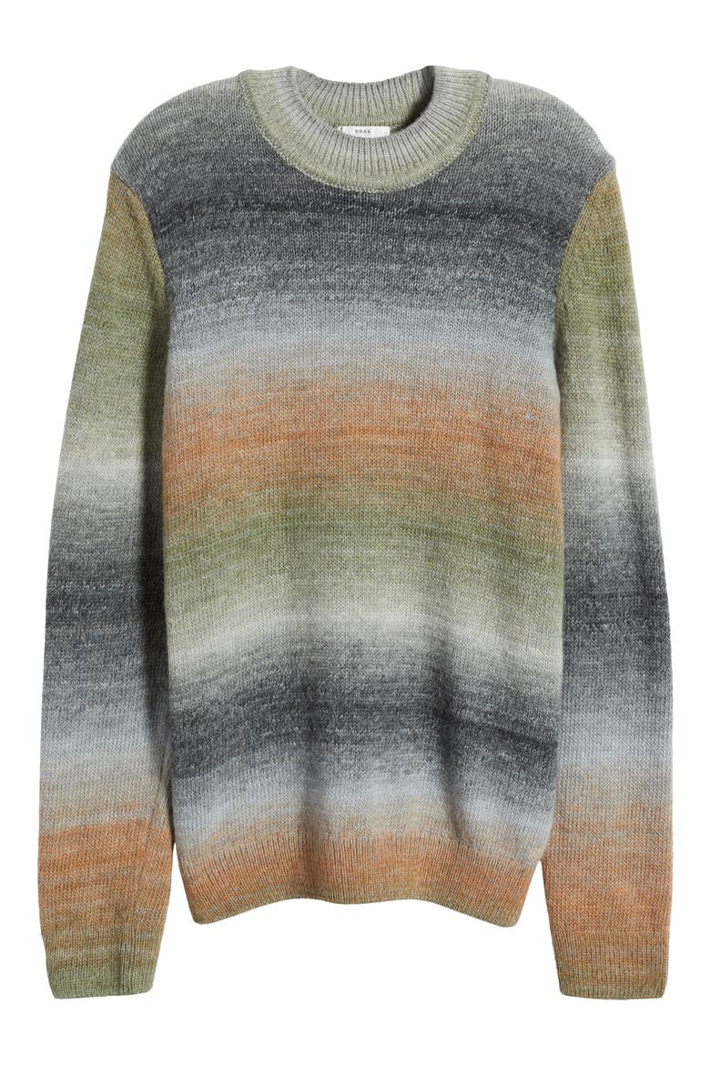 Buddy Crewneck Long Sleeve Knit Virgin Wool Blend T-Shirt, Alternate, color, SALVIA